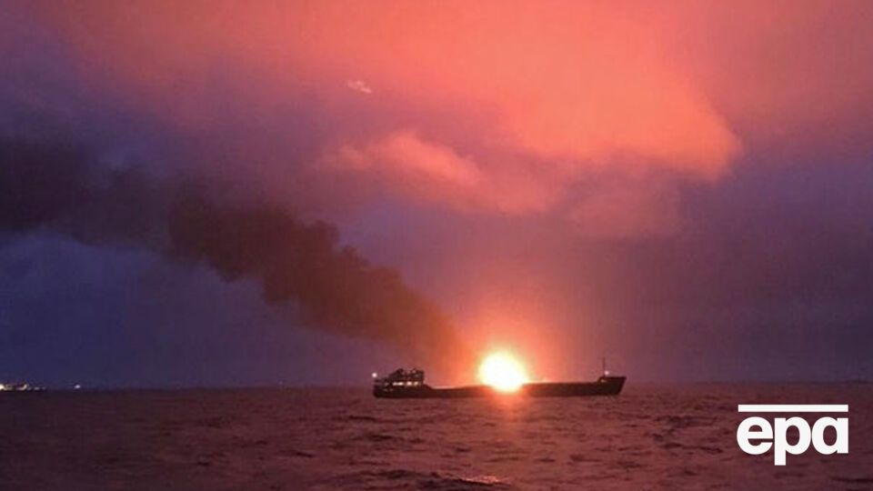Пожар возле Керченского пролива произошел 21 января
