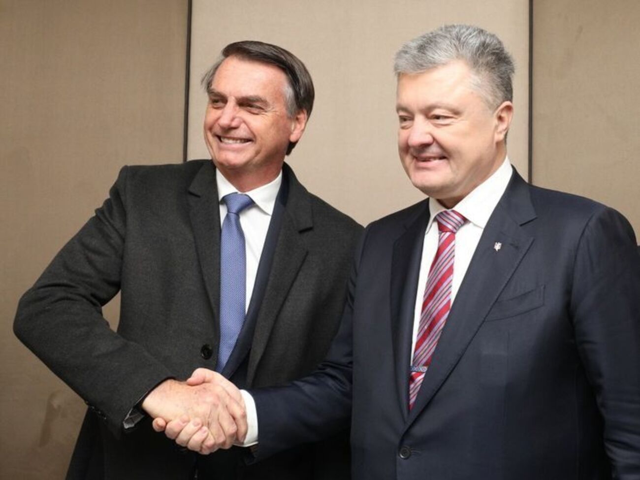 Болсонару и Порошенко считают, что нужно повысить уровень координации между странами в рамках международных организаций