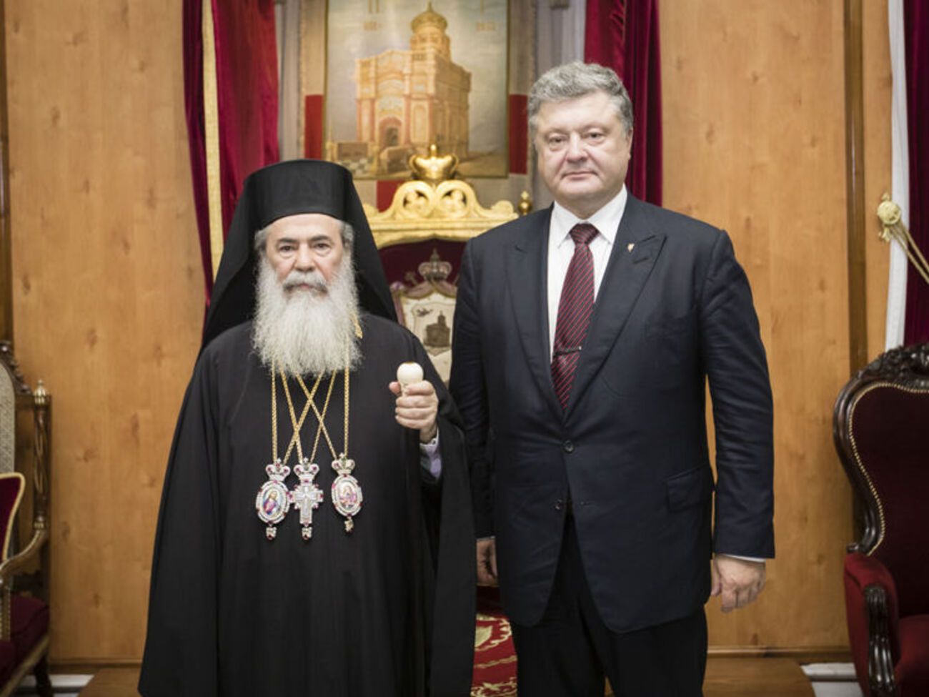 Порошенко провів розмову з Феофілом III