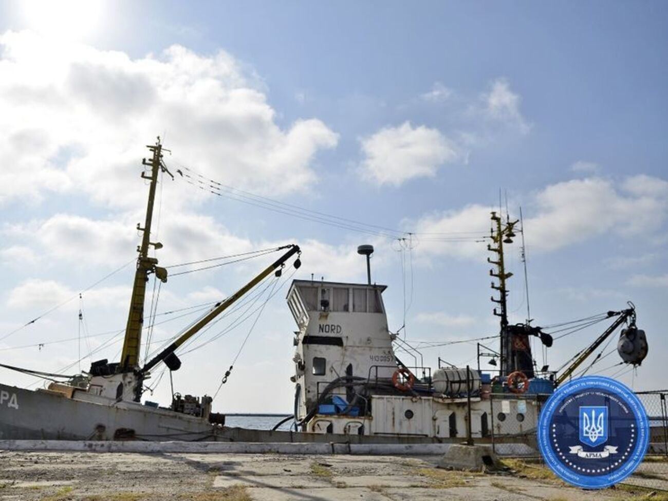 Українські прикордонники затримали риболовецьке судно "Норд" із Керчі 25 березня 2018 року