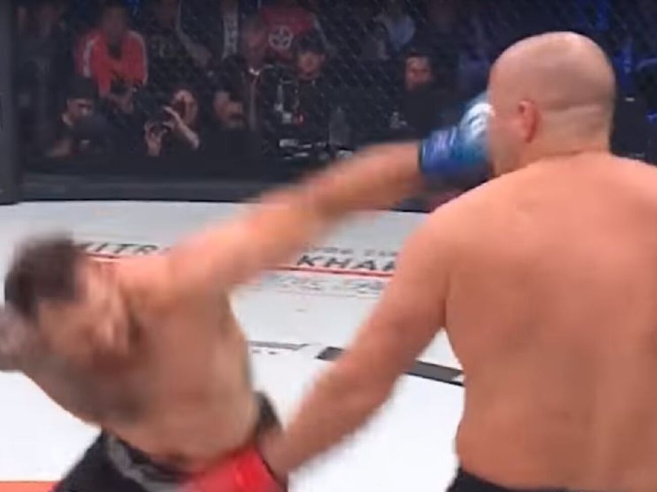 Бой продолжался чуть дольше полминуты