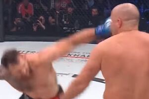 Бой продолжался чуть дольше полминуты