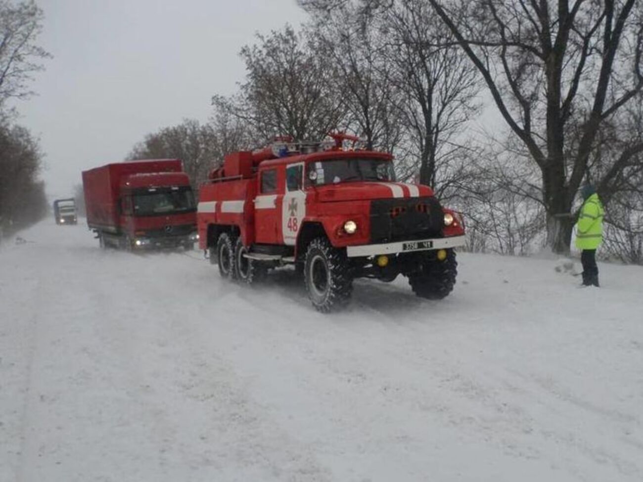 О 4.07 29 січня підрозділи ДСНС ліквідували пожежу