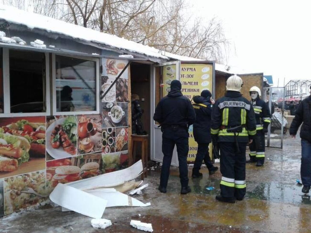Загоряння в кіоску ліквідували до приїзду рятувальників