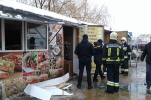 Возгорание в киоске ликвидировали до приезда спасателей
