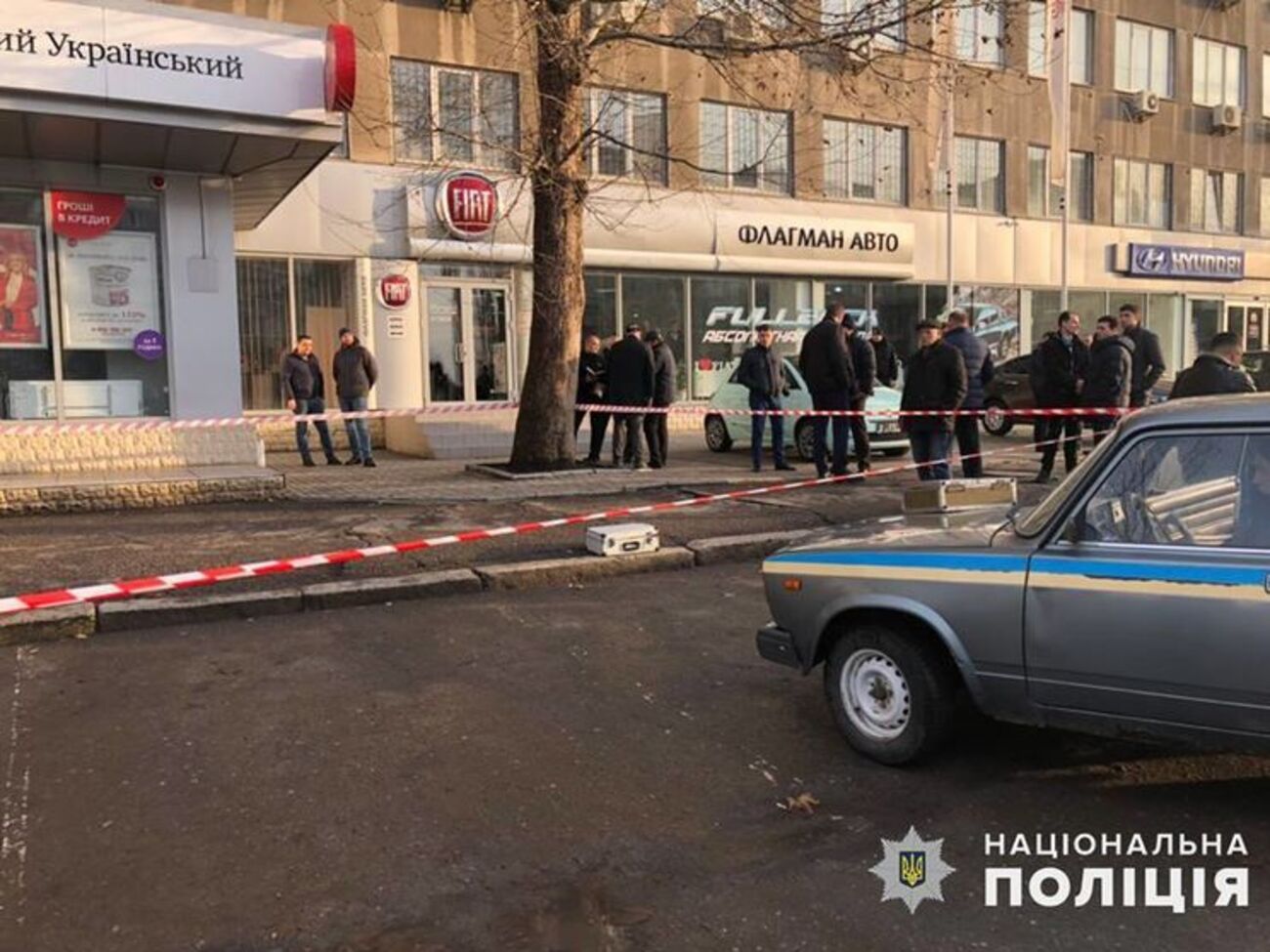 Підозрюваного у стрілянині затримано на місці подій