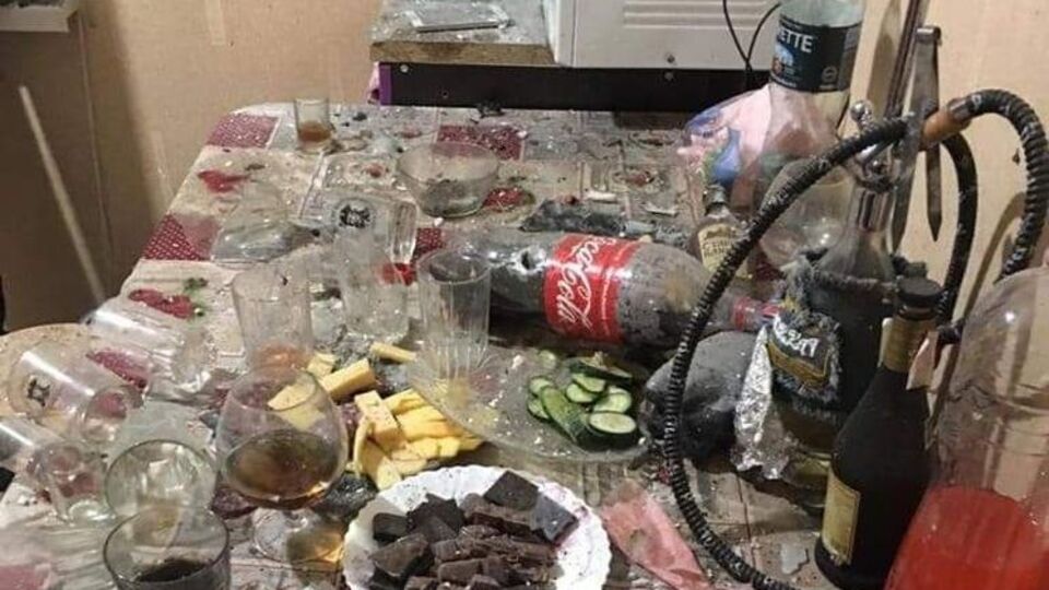 Погибшие праздновали и распивали алкоголь
