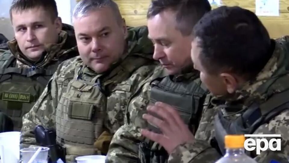 Наєв відвідав передові позиції на Донбасі