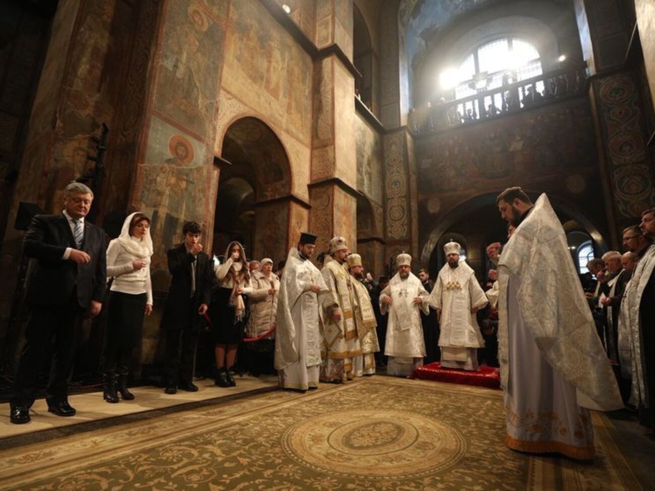 Епіфаній згадав Кирила в храмі Святої Софії
