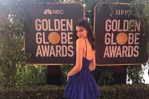 Модель, рекламирующая воду, стала знаменитой после церемонии "Золотой глобус"