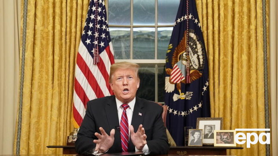 Трамп записав спеціальне звернення до американців