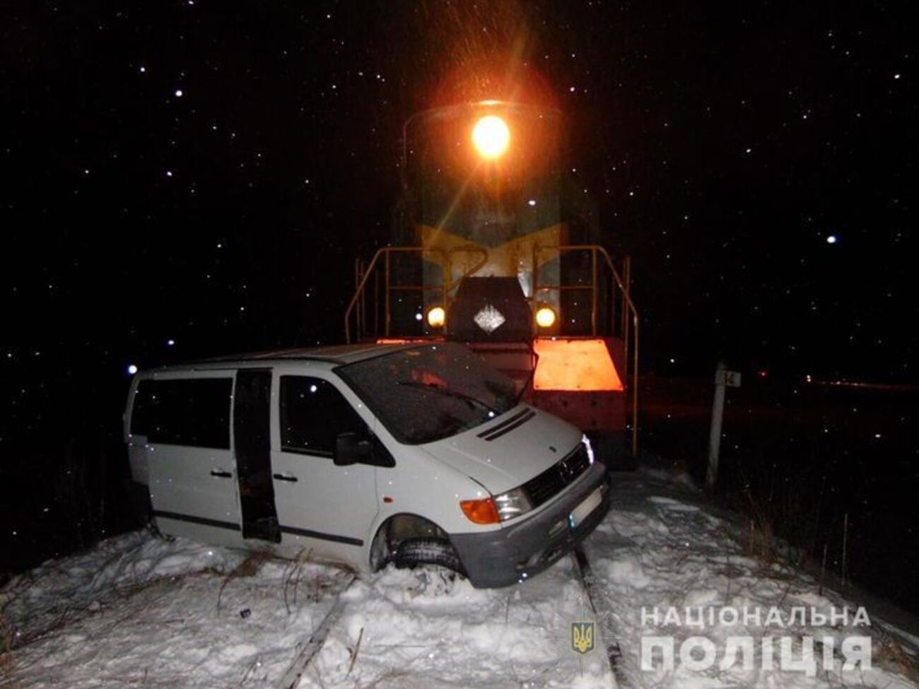 Поліція встановлює причини аварії, яка сталася в ніч на 9 січня