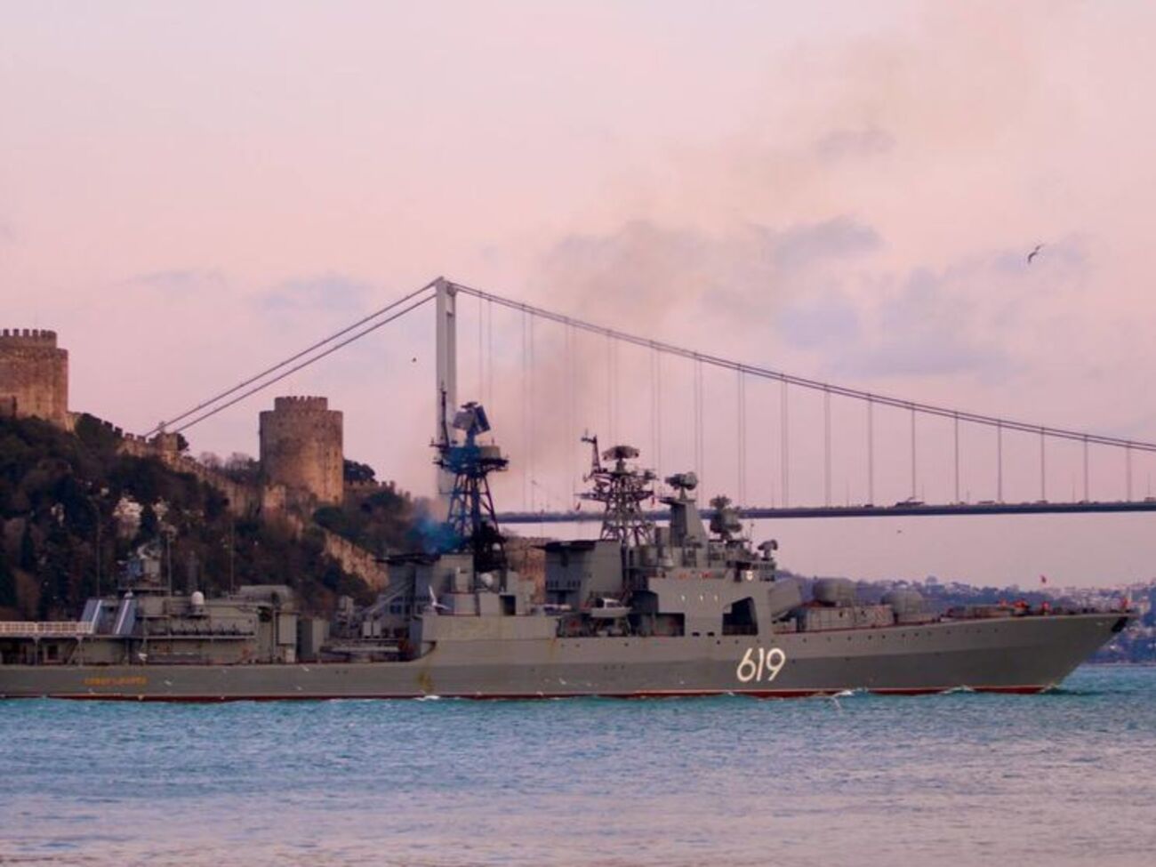 "Сєвєроморськ" зайшов у Чорне море 9 січня