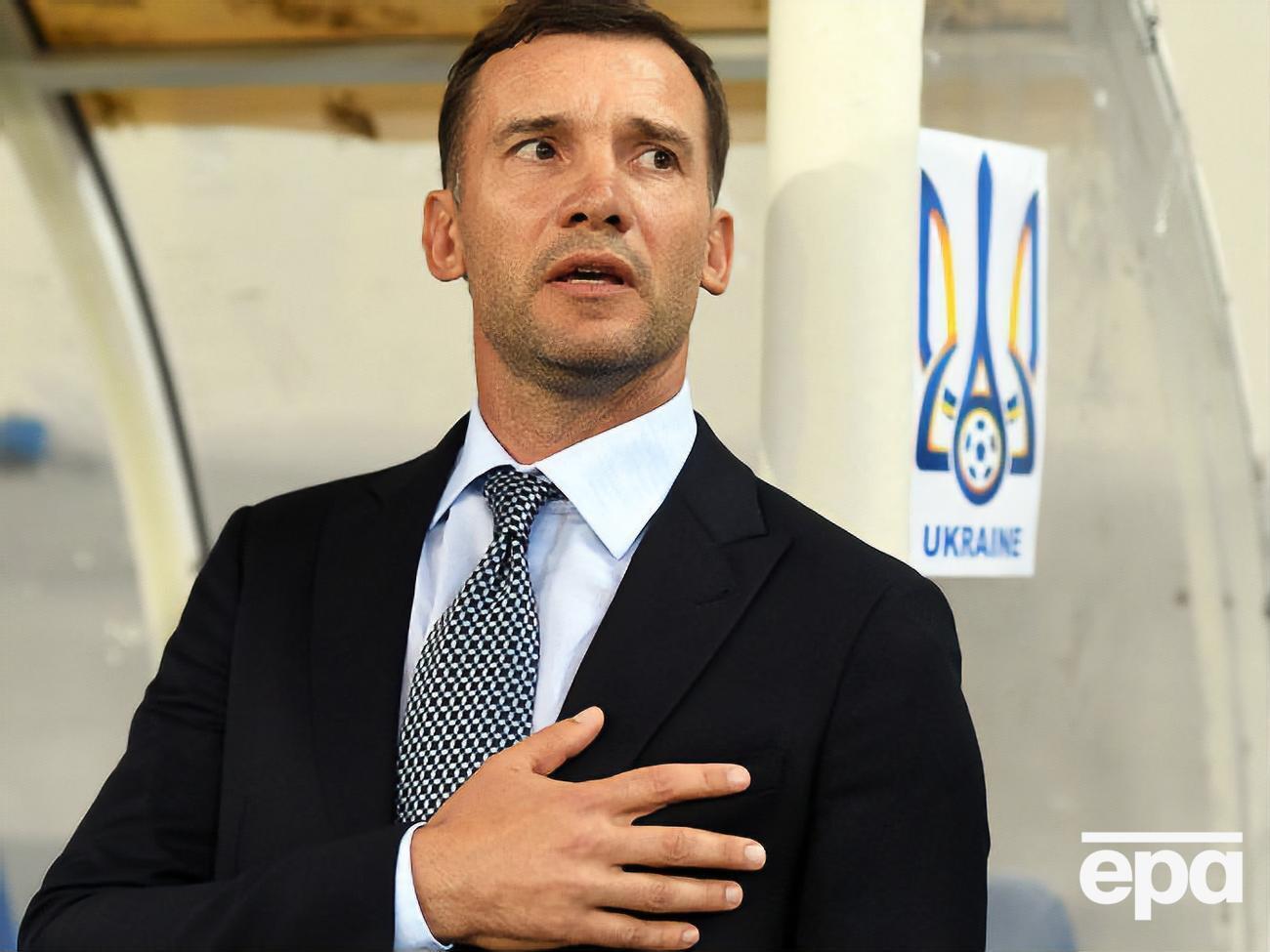 Шевченко возглавляет сборную Украины с 2016 года