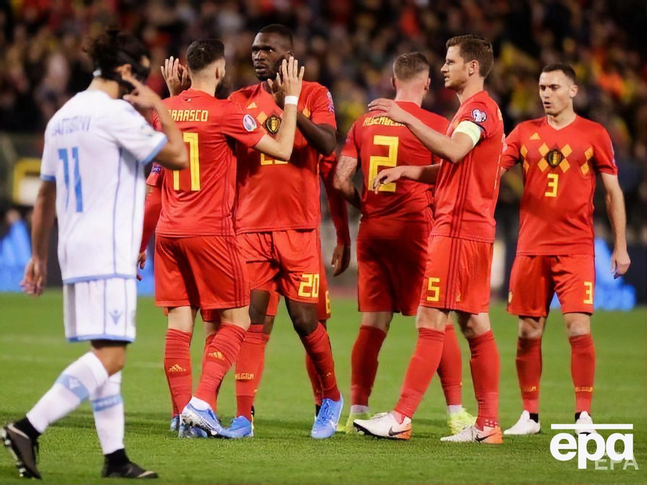 Сборная Бельгии сыграет на Евро 2020