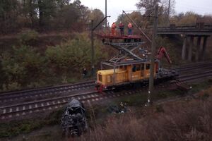 Авто отбуксировали с колеи