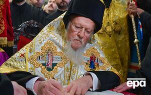 Варфоломей подписал томос 5 января