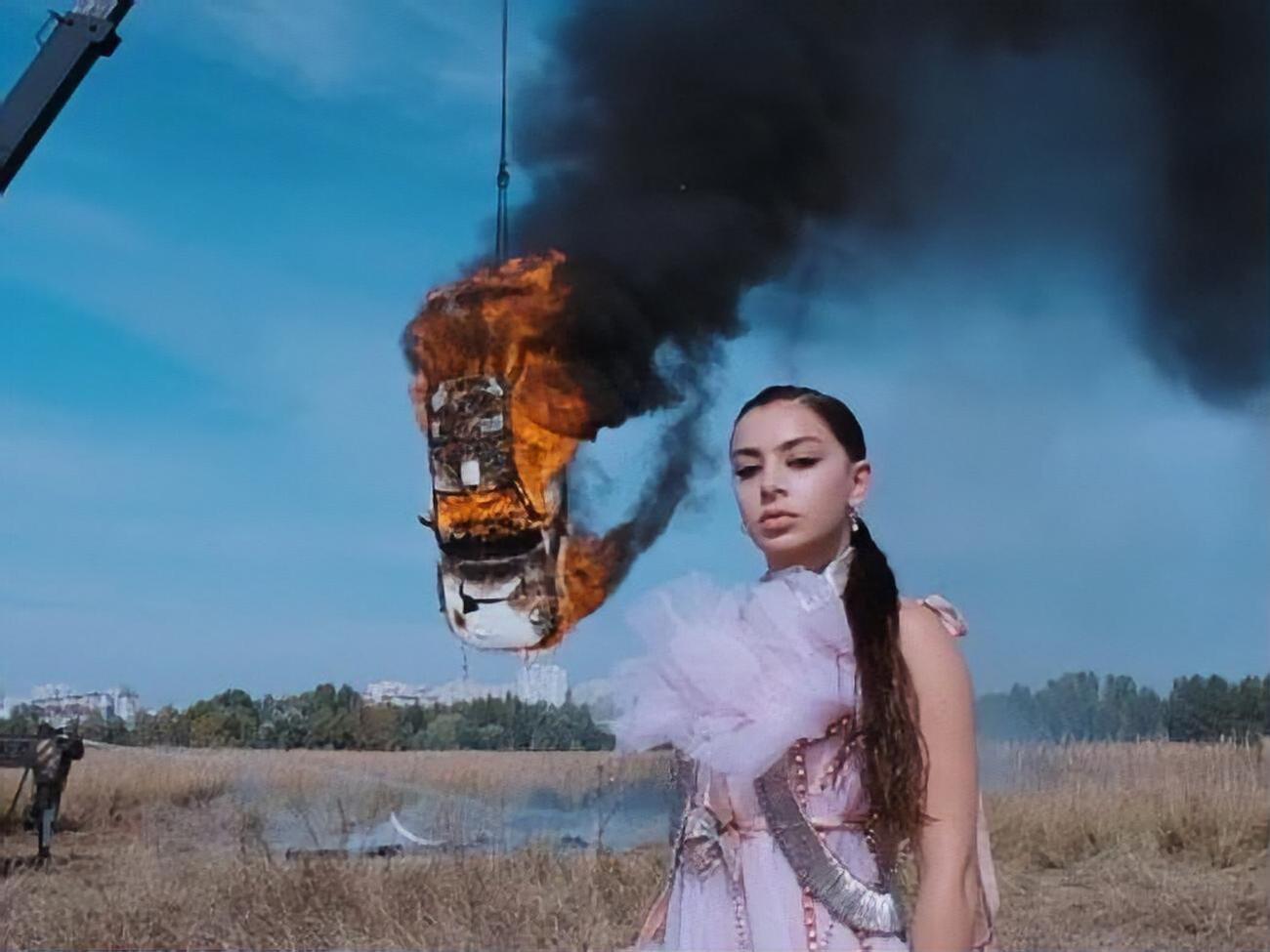 Кліп знімали на початку серпня 2019 року