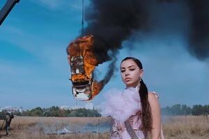 Кліп знімали на початку серпня 2019 року