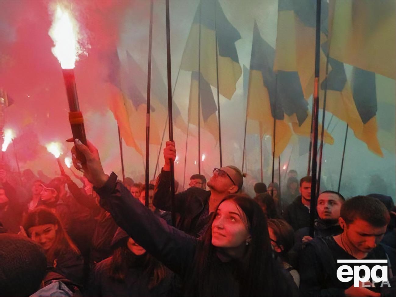14 октября в Киеве прошло несколько митингов