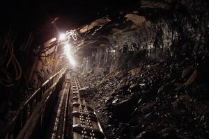 Пожар произошел на горизонте 500 м