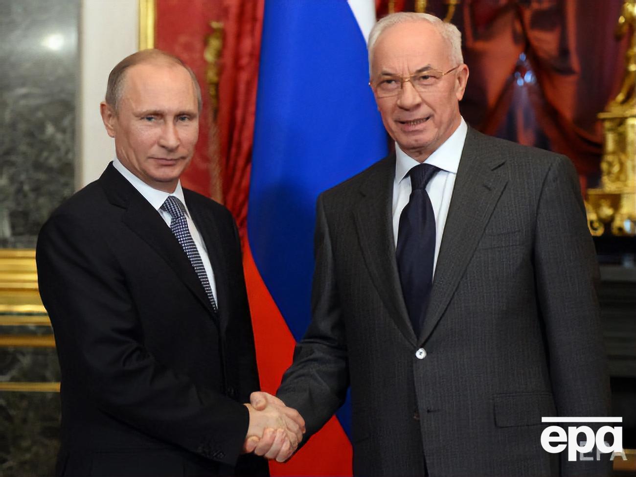 Путін своїм указом надав Азарову статус політичного біженця