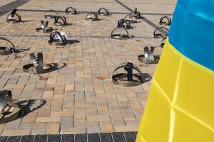 У Києві розставили 87 капканів на підтримку українських політв'язнів. Фоторепортаж