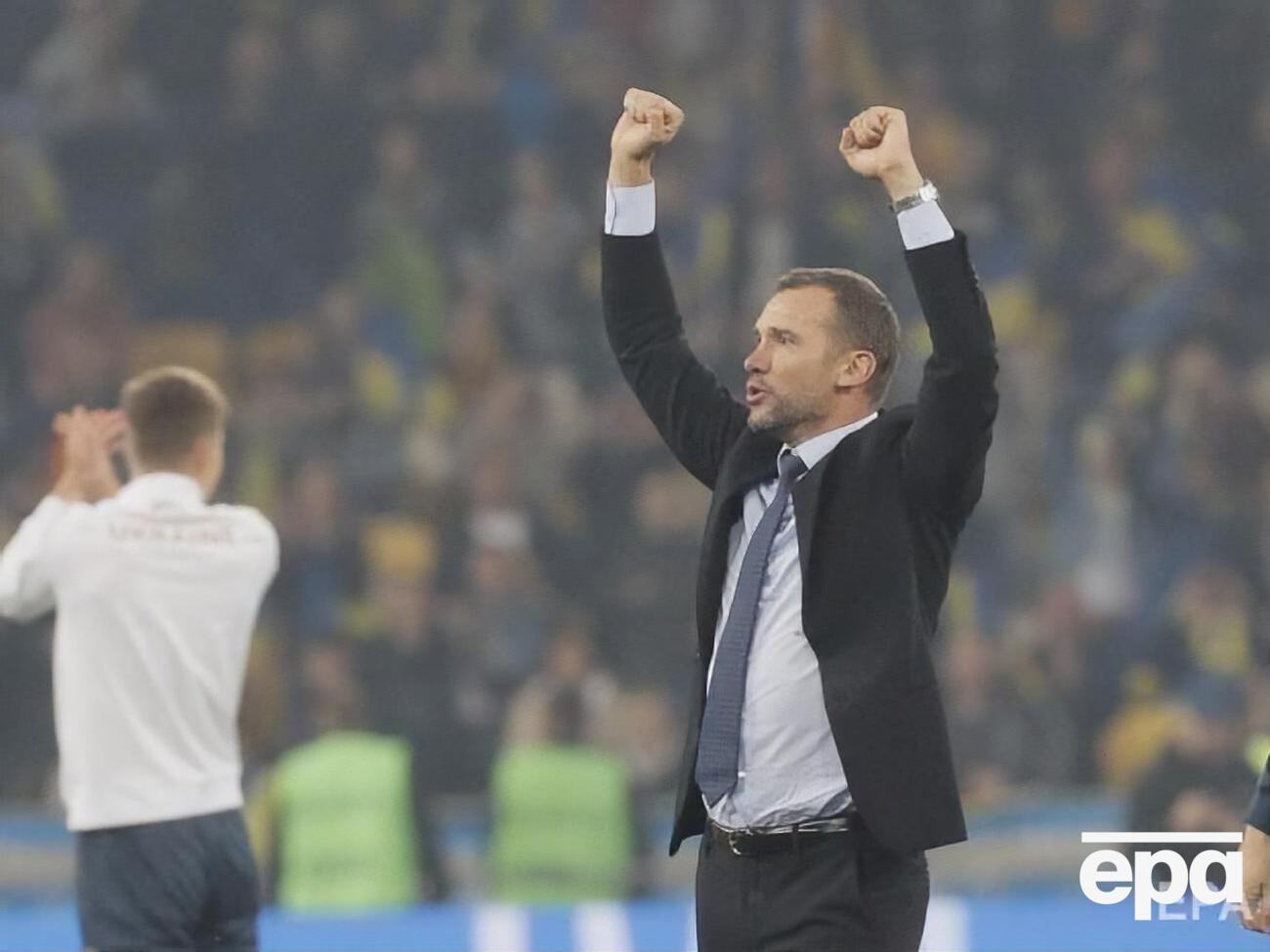 Шевченко возглавляет сборную Украины с 2016 года