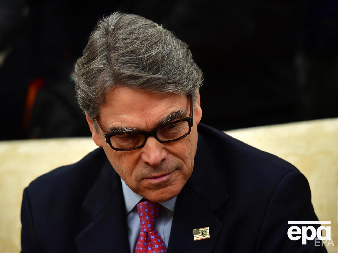 Трамп говорил, что Перри (на фото) уйдет в отставку в конце года