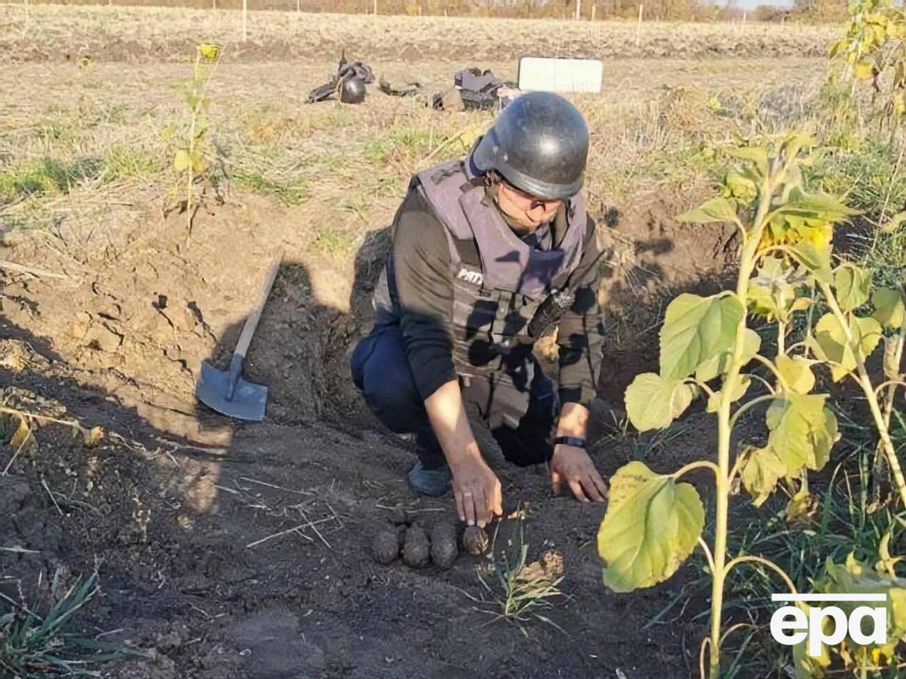 Саперы продолжают обезвреживать взрывоопасные предметы в зоне ООС