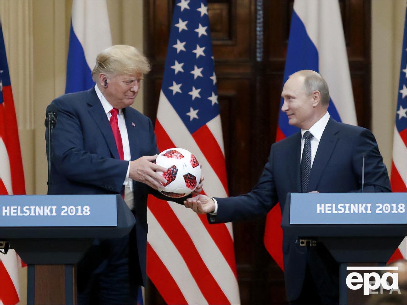 Путін і Трамп зустрічалися в Гельсінкі у 2018 році