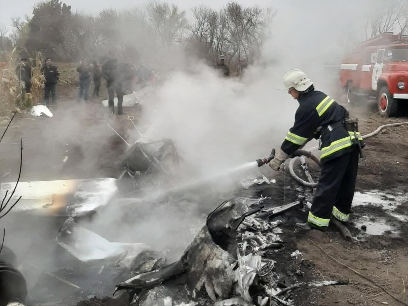 Вертоліт упав у Полтавській області