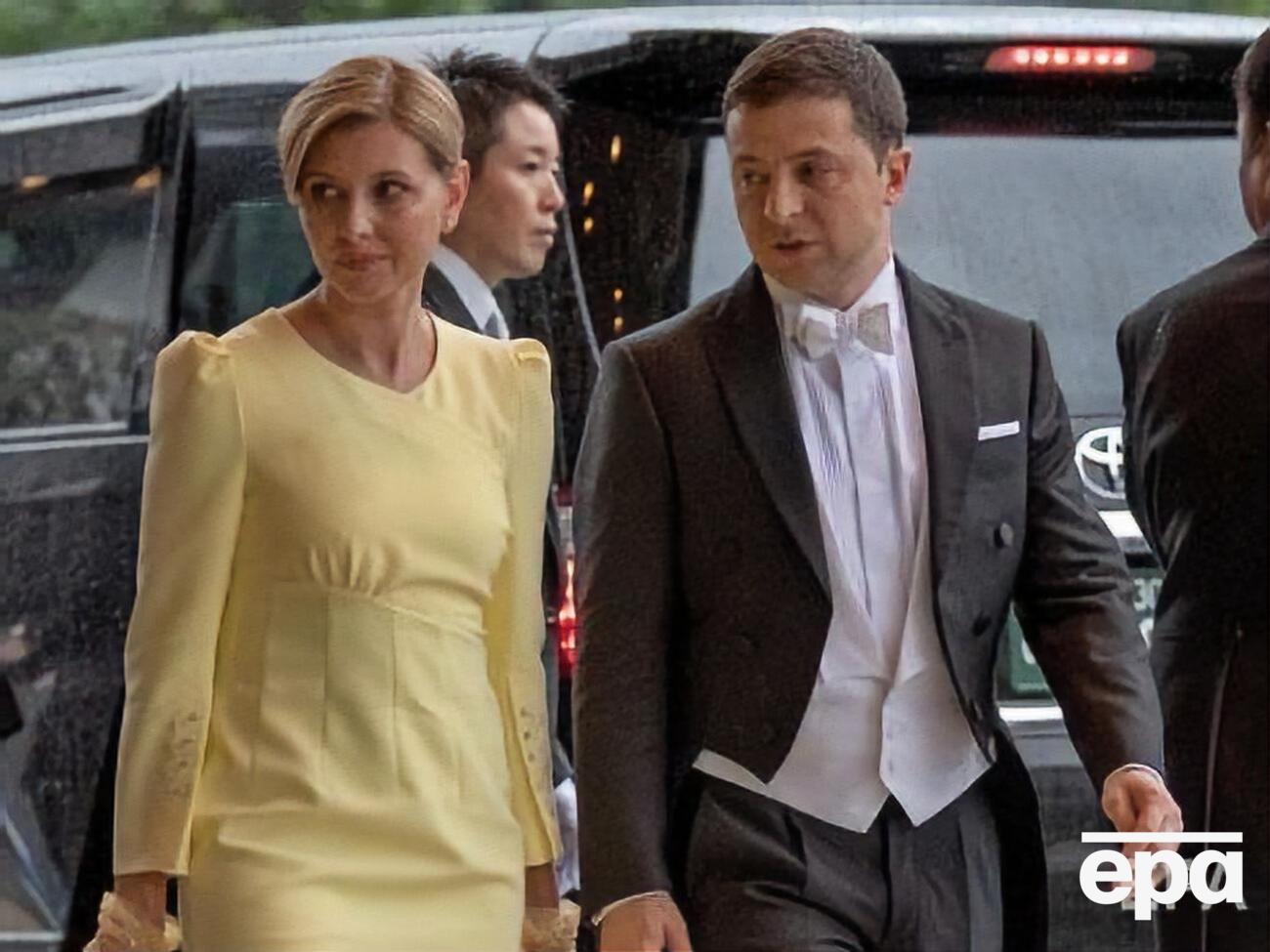 Зеленский с женой присутствовал на интронизации