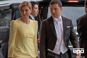 Зеленский с женой присутствовал на интронизации