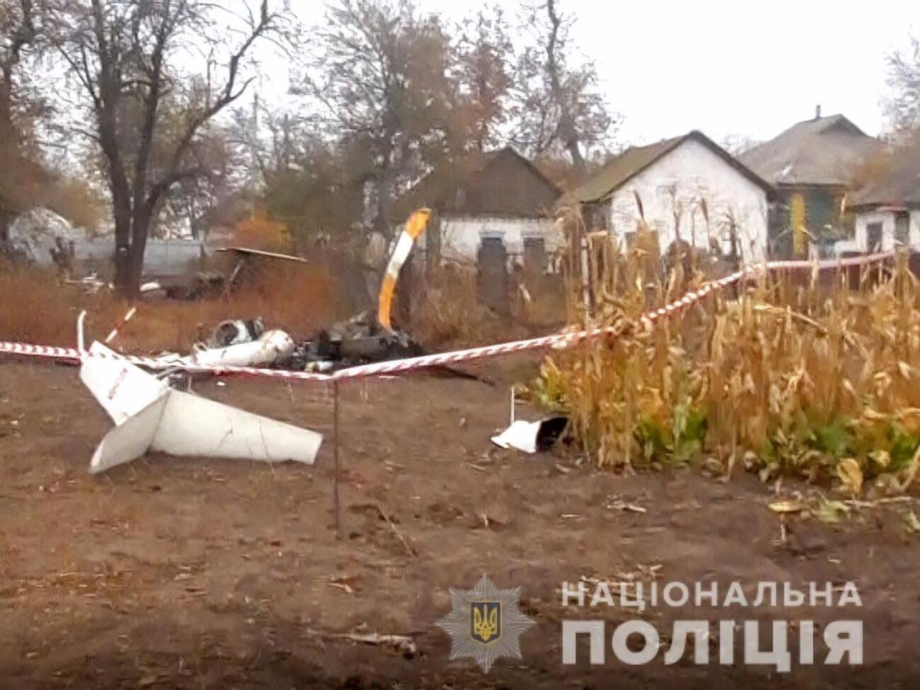 Через авіакатастрофу ніхто з місцевих жителів не постраждав