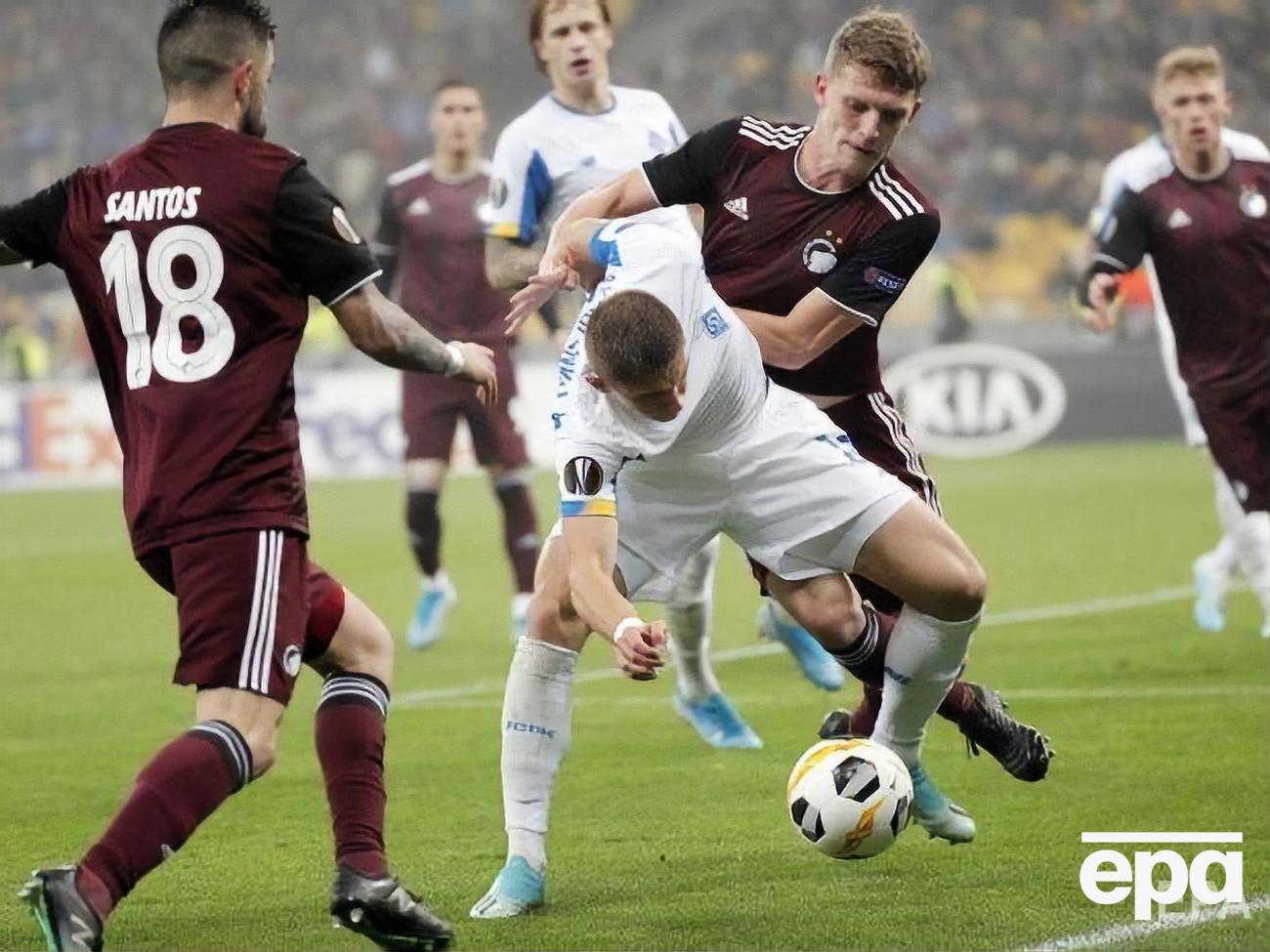 "Динамо" сыграло вничью с "Копенгагеном"