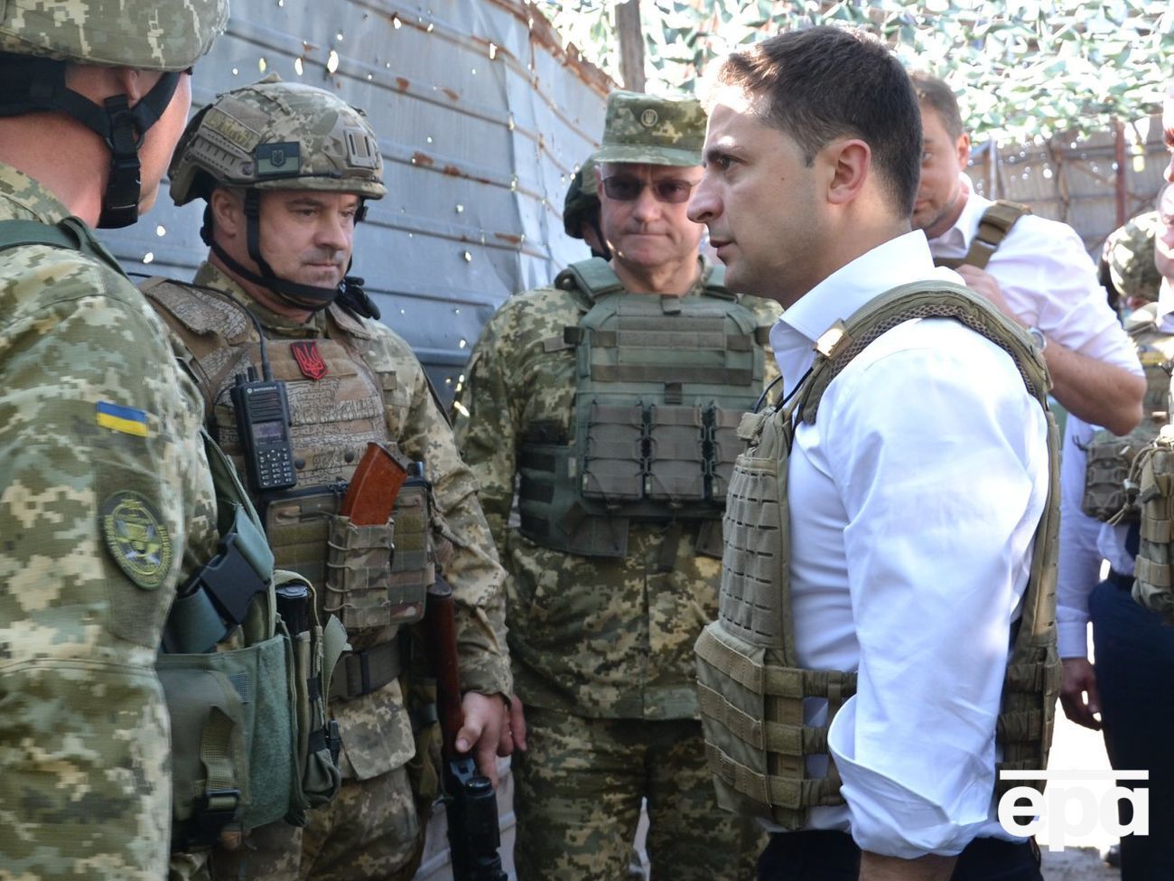 Зеленский ездил на передовую 26 октября