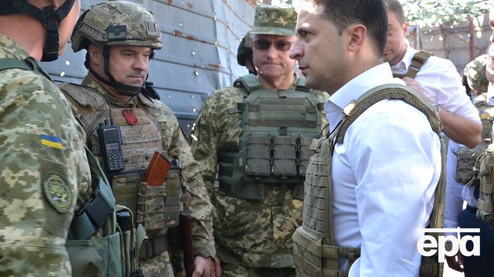 Зеленский ездил на передовую 26 октября