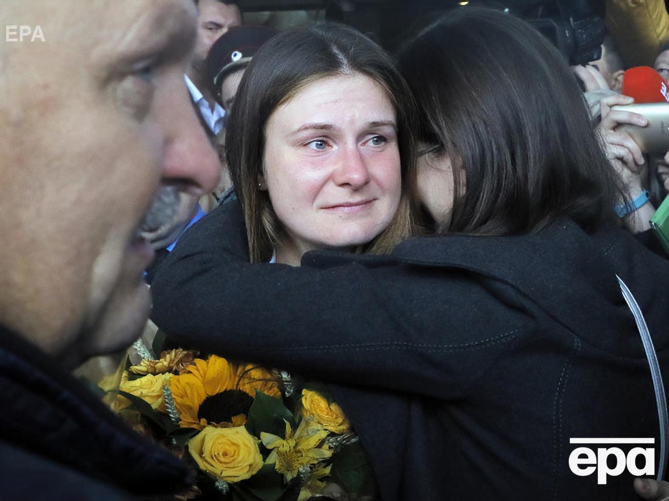 Бутину встречали в Шереметьево