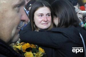 Бутину встречали в Шереметьево