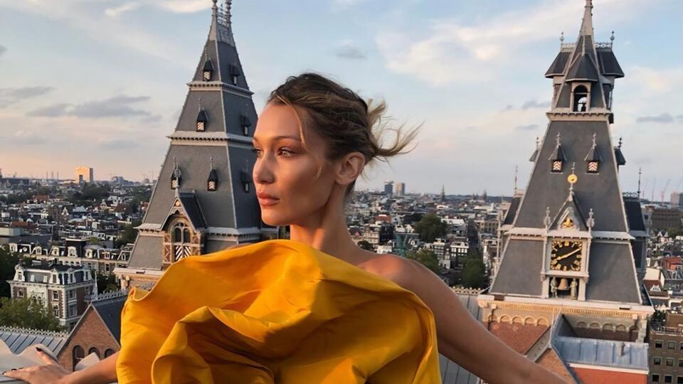 Хадид позировала для Vogue