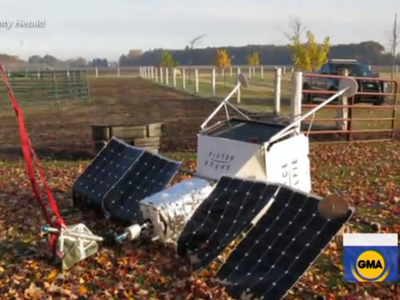 В Samsung заявили, что это было "запланированное приземление" с использованием парашюта