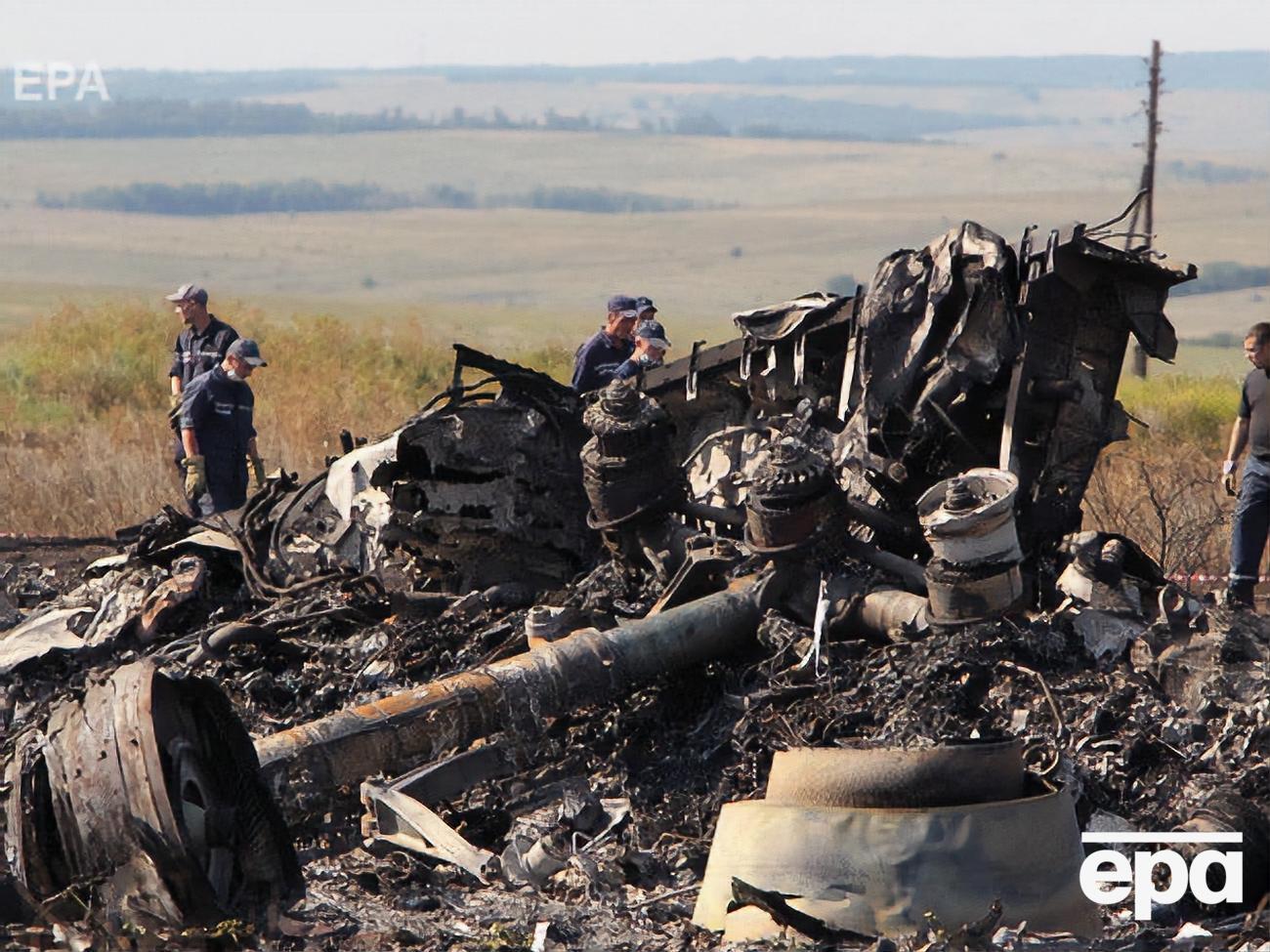 Самолет потерпел крушение 17 июля 2014 года