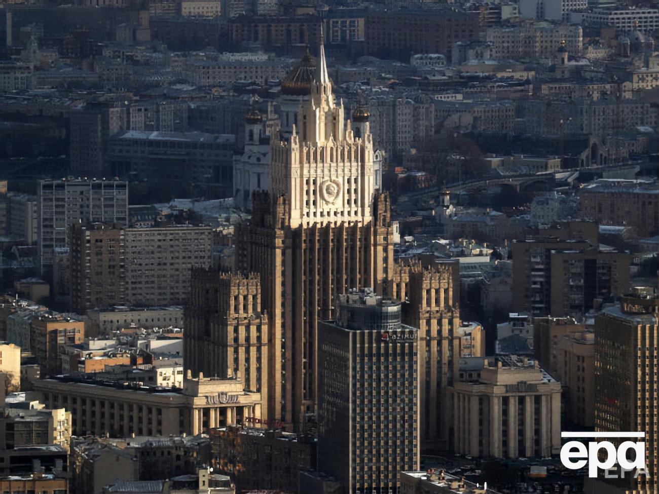 Пожар в здании российского МИД локализовали