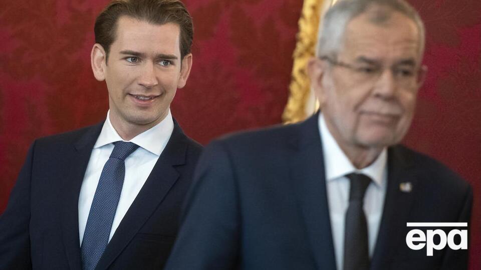 Ван дер Беллен (праворуч) дав Курцу (ліворуч) мандат на формування уряду