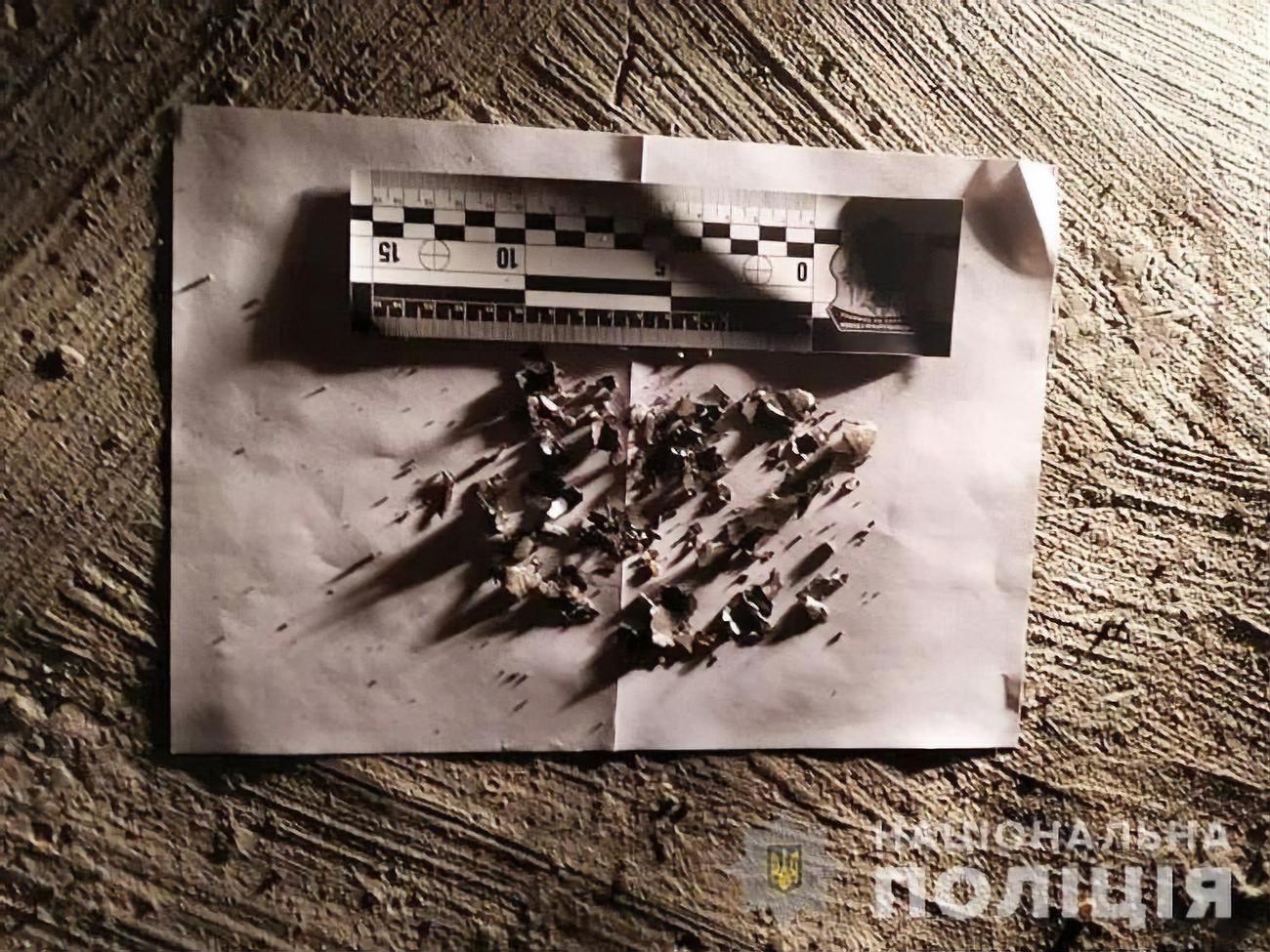 Поліція виявила осколки гранати РГД-5