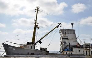 Українські прикордонники затримали риболовецьке судно "Норд" із Керчі 25 березня 2018 року