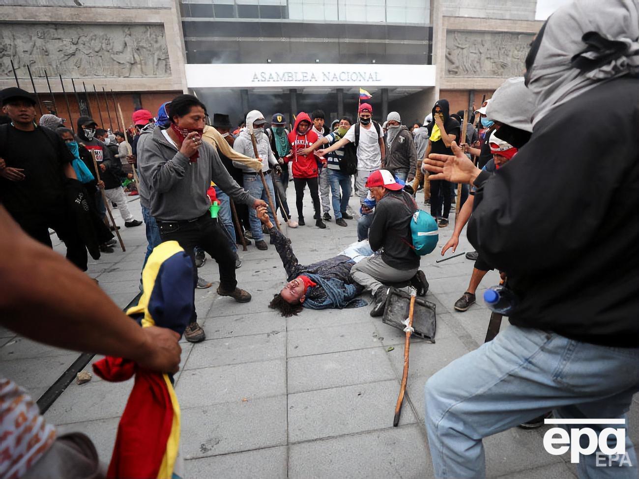 Протесты в Эквадоре продолжаются с прошлой недели