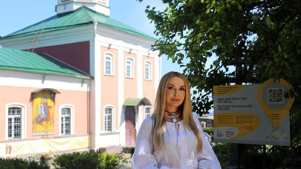 Ольга Сумская представляет церковь Бориса и Глеба XIX века