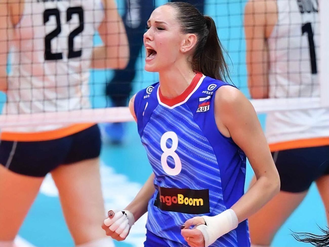 Гончарова стала чемпионкой мира по волейболу в составе сборной России